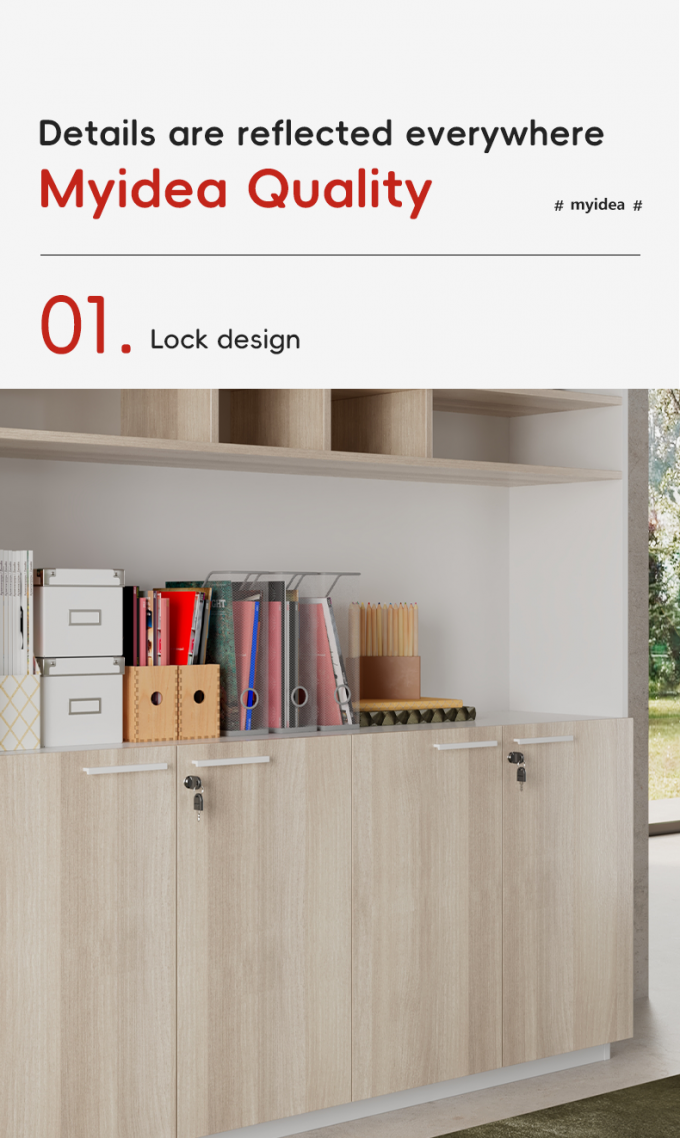 Contemporary Office Furniture Modern Wooden Office Filing Cabinets With ...