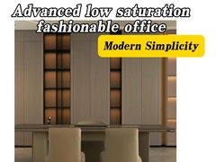 Advanced low saturation fashionable office