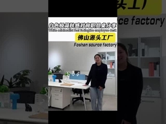 4-Person Office Desk Simple And Modern Partition With Storage Cabinet Support customization