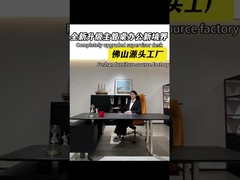 Business desk, stylish boss supervisor desk with cabinet, large shift desk, computer desk