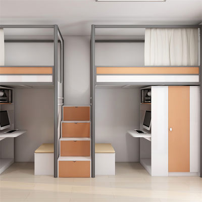 Children Modern Bedroom Furniture Bunk Bed With Stairs And Storage Layers support customization