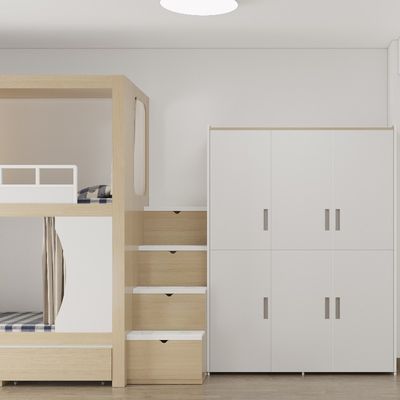 Customization Multifunctional Single Capsule Pod Twin Loft School Dormitory Bunk Bed With Stairs Desk And Underneath Slide