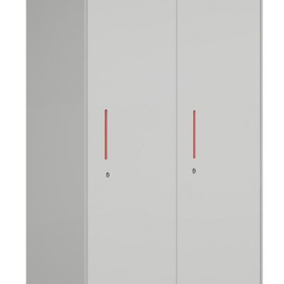 White lockers, filing cabinets, student dormitory cabinets (with password lock)