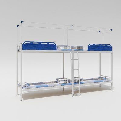 Simple and easy to install the modern design of the school dormitory double-decker steel bed