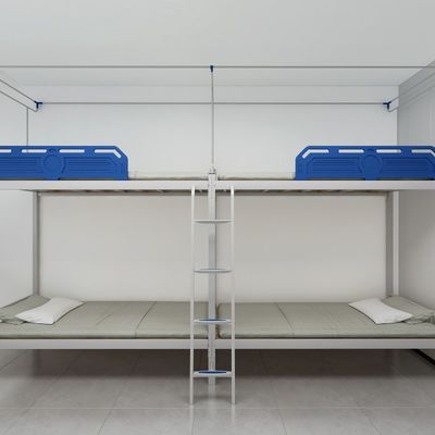 Simple and easy to install the modern design of the school dormitory double-decker steel bed