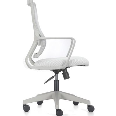 Simple and comfortable in line with the ergonomics of white mesh fabric office chair staff chair