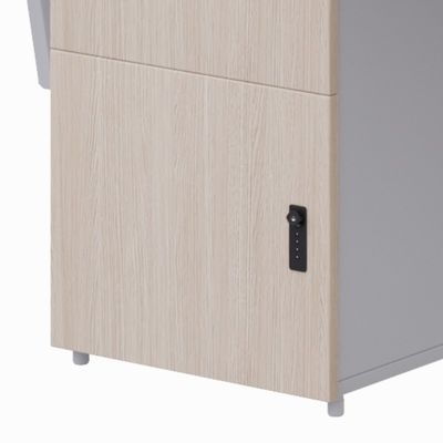 Support customization Two-Person / Four-Person Office Desk With File Cabinet With Lock Customizable Size Color