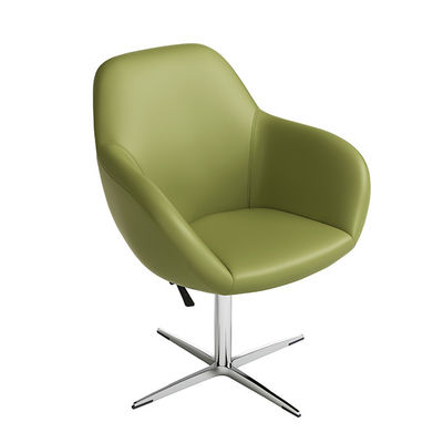 Support customization Height-Adjustable Office Swivel Chair Made Durable Leather Available Various Colors Sturdy PP Metal Construction Receiving