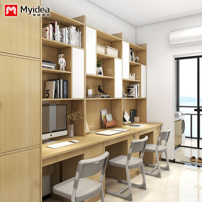 2000Wx1000Hx760mm Single Dormitory Desk Assembly Required Storage Space and Customization for Children's Study Needs
