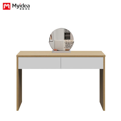 Myidea Customizable Mirror Drawer Desk, Bedroom Dressing Table, Desk and Chair Combination
