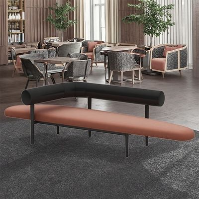 Nordic Light Luxury Backrest Chair, Coffee Shop Soft Bag Chair, Simple Stool, Designer With Backrest, Narrow And Long Dining Stool