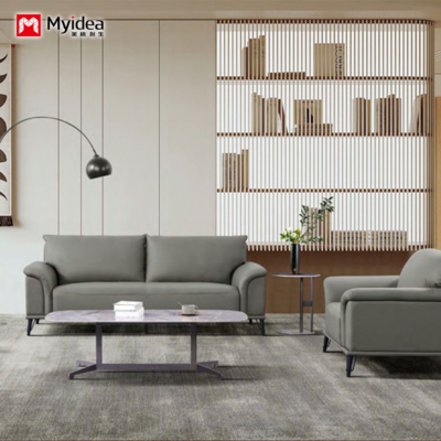 Office Sofa Modern Simple Business Reception, Negotiation and Reception Area, Small Office Sofa, Coffee Table Combination Set