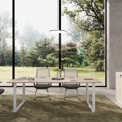 Foshan Source Factory Light Colored Conference Table Large Business Reception Negotiation Table Office Furniture