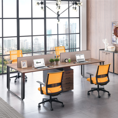 Myidea Industrial Style Office Desk Staff Workstation Screen Office Workstation Combination Simple and Modern