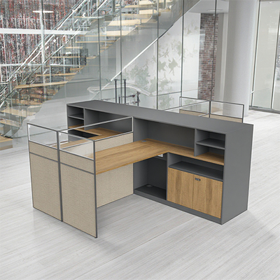 Myidea Light Industry Wind Chief Deputy Cabinet Financial Desk Large Storage Space Classic American Cherry Staff Desk