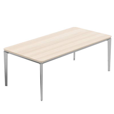 Wired Aluminum Alloy Die-Casting Foot Coffee Table, Office Space, Negotiation Tea Table