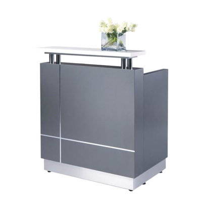 Artificial Stone Countertop, Front Desk, Painting Process, Reception Desk, Hot Selling Baking Paint Counter, Company Front Desk, Cashier Desk