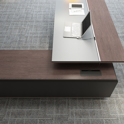 Boss'S Office Desk Simple Modern Table And Chair Combination New Chinese Style Large Class Desk Single President'S Desk Manager'S Office Furniture