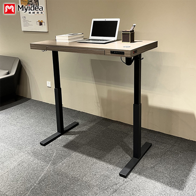 Simple And Comfortable Executive Desk, Silent Single Motor Lifting Desk, Stable And Multifunctional Design Desk For Office Use