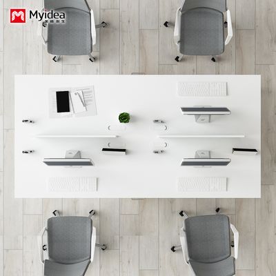 customization single&tow-person workstation office desk with screen style for company staff with computer storage features