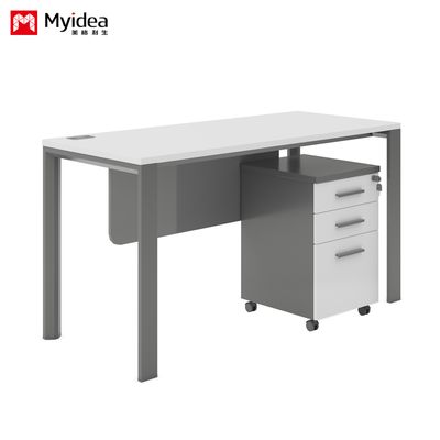 customization Office Staff Computer Desk Multifunctional Screen Style Office Desk with Cabinet Storage and Lock Desk