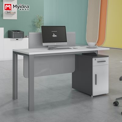customization Office Staff Computer Desk Multifunctional Screen Style Office Desk with Cabinet Storage and Lock Desk