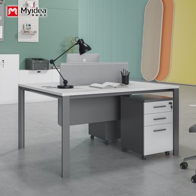 customization Office Staff Computer Desk Multifunctional Screen Style Office Desk with Cabinet Storage and Lock Desk