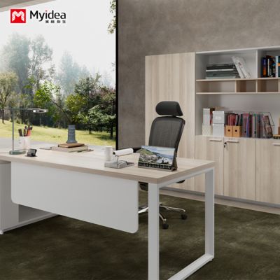 modern manager desk for independent office large class supervisor desk cabinet storage design enhanced atmosphere for office