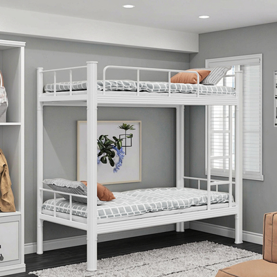 Factory Wholesale Apartment Rental Bed, College Dormitory Bed, integrated Thickened Bunk Bed, lron Elevated Bed