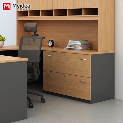Company Storage Cabinet, Office Furniture, Two-layer Handle with Lock, File Cabinet Can Be Customized in Size