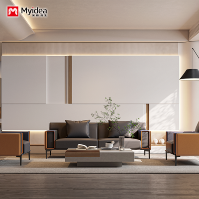Buy Nordic Minimalism Leather Sofa Set Office Bedroom Traditional Sectional Design Metal Legs Single/Triple Seat Sofas online manufacture