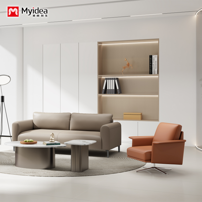 Buy Business Sofa Modern Luxury Hotel Clubhouse Apartment Lobby Company Business Three Person Single Sofa Office Furniture online manufacture