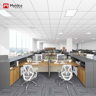 Buy customization Contemporary Single Employee Desk Durable Metal Wood Combination Modern Office Modular Furniture online manufacture