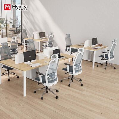 Buy Opposing-Facing Staff Desk with Combination-Lock Storage Side Cabinet – Secure and Practical for Shared Office Workstations. online manufacture