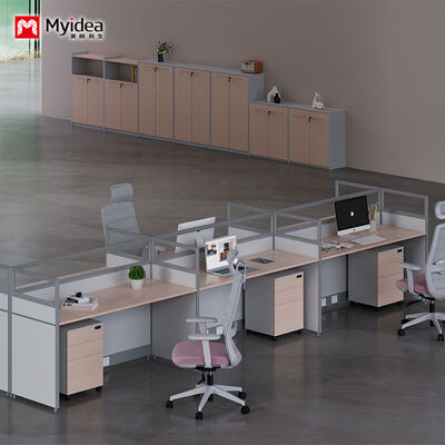 Buy Private Single Workstation with Glass Panel Screen – Ideal for Open-Plan Office Privacy. online manufacture