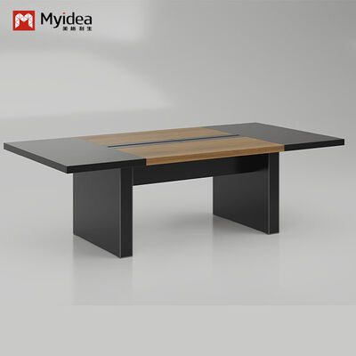 Buy Commercial-Grade Conference Table with Integrated Cable Channels and Reinforced Aluminum-Clad Base – Ideal for Corporate Boardrooms and Tech-Ready Workspaces. online manufacture