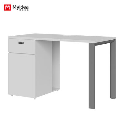 Buy Single Staff Desk with Steel Legs and Storage Side Cabinet – A Sturdy and Organized Workstation for Everyday Office Use online manufacture