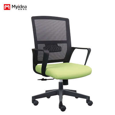 Buy Swivel Office Mesh Chair for Employees, High-Density Foam Seat, Air-Flow Mesh Back, Mute Universal Wheels, and Safe Height-Adjustable Gas Lift online manufacture