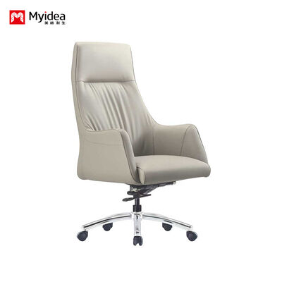Buy High-Back Executive Swivel Chair, Soft Durable Leather, Gas Lift Height Adjustment & Multi-Angle Tilt Lock for Office Use online manufacture